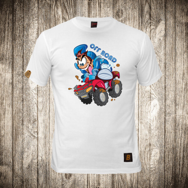 decija majica boja bela slika quad bike 1