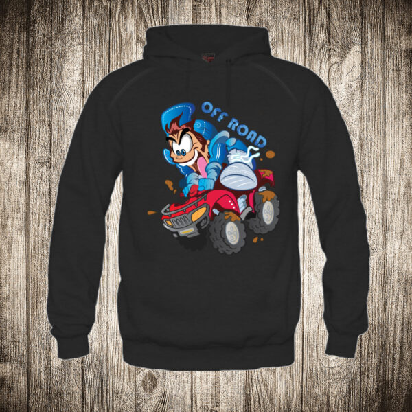 duks sa kapuljacom boja crna slika quad bike 1