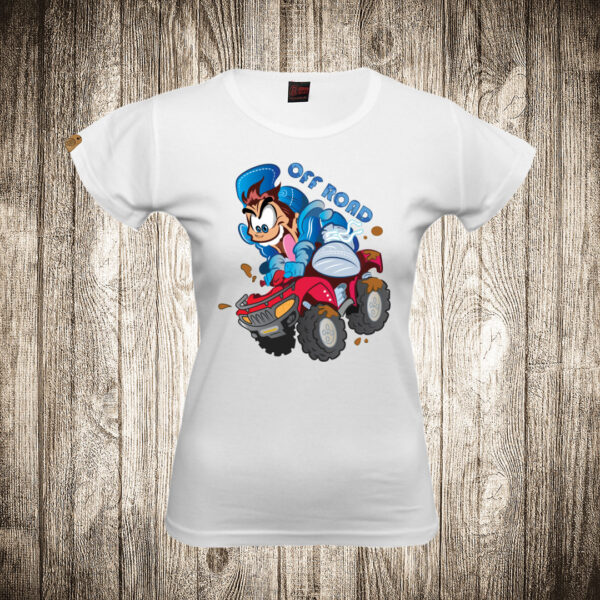 zenska majica boja bela slika quad bike 1