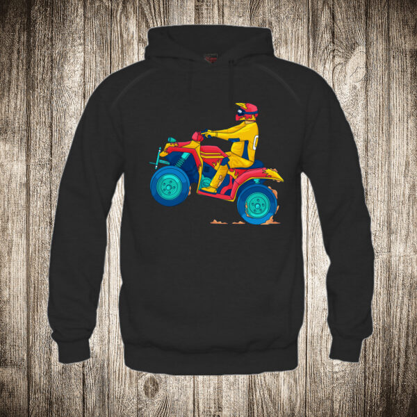 duks sa kapuljacom boja crna slika quad bike 2