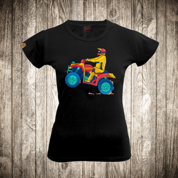 zenska majica boja crna slika quad bike 2