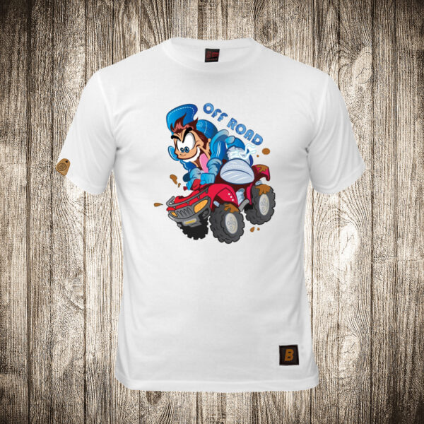 decija majica boja bela slika quad bike off road