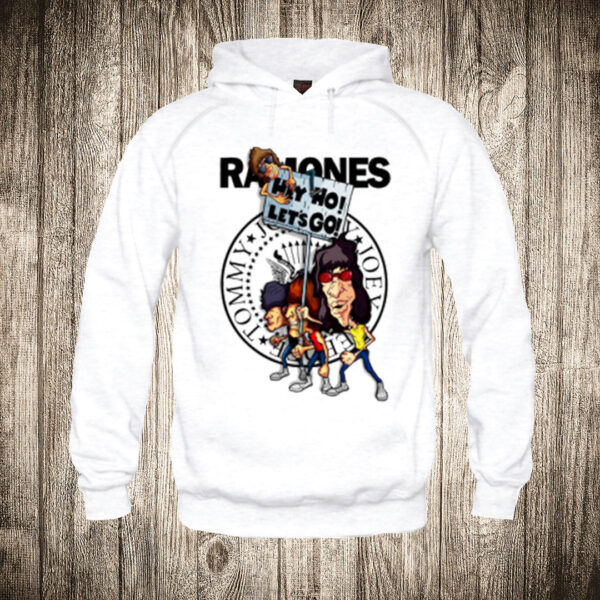 deciji duks boja bela slika ramones 1