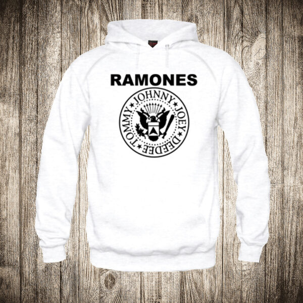 deciji duks boja bela slika ramones 3