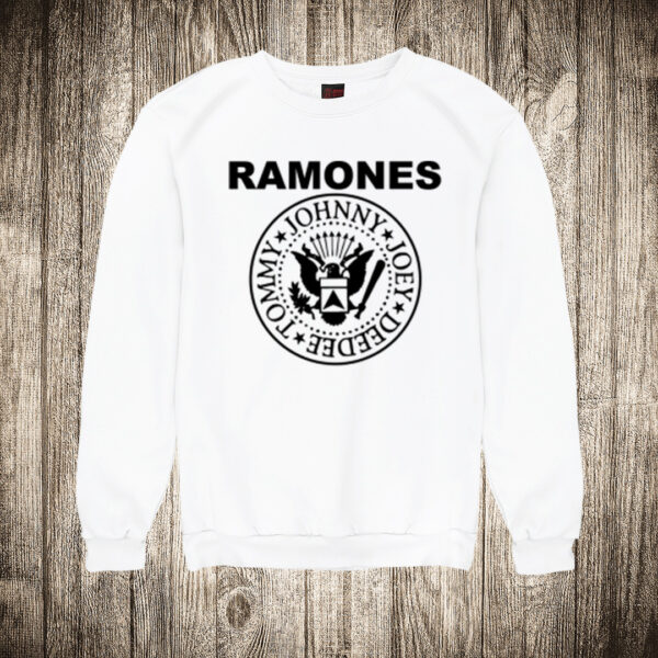 duks bez kapuljace boja bela slika ramones 3