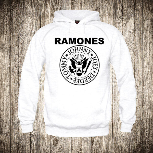 duks sa kapuljacom boja bela slika ramones 3