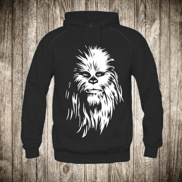 duks sa kapuljacom boja crna slika ratovi zvezda 7 star wars cubaka