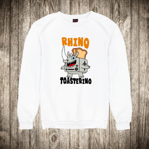 duks bez kapuljace boja bela slika rhino toasterino brain rot 1