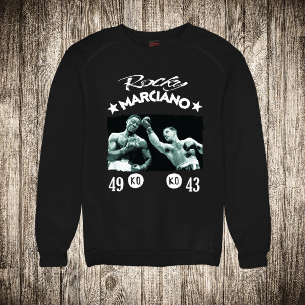 duks bez kapuljace boja crna slika rocky marciano boks