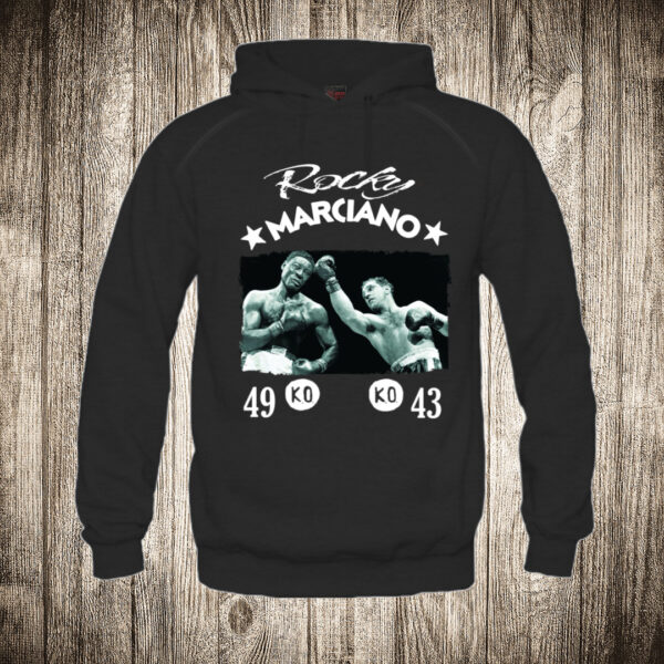 duks sa kapuljacom boja crna slika rocky marciano boks