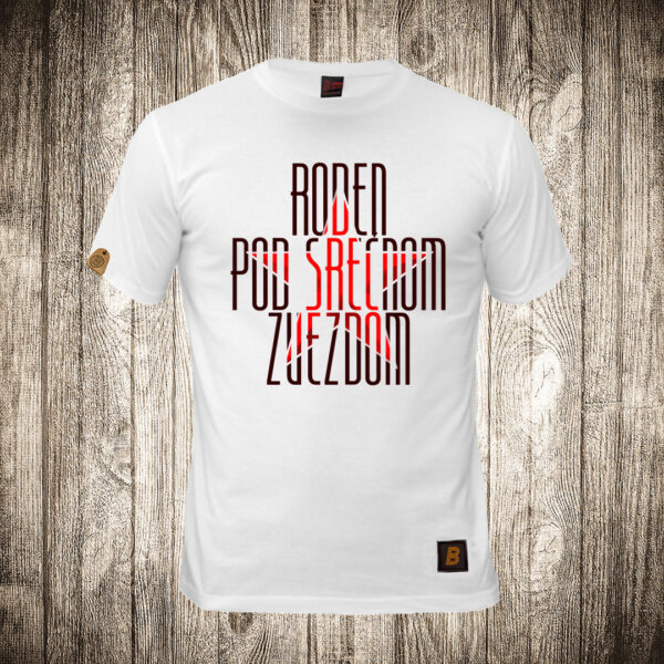 muska majica boja bela slika rodjen pod srecnom zvezdom