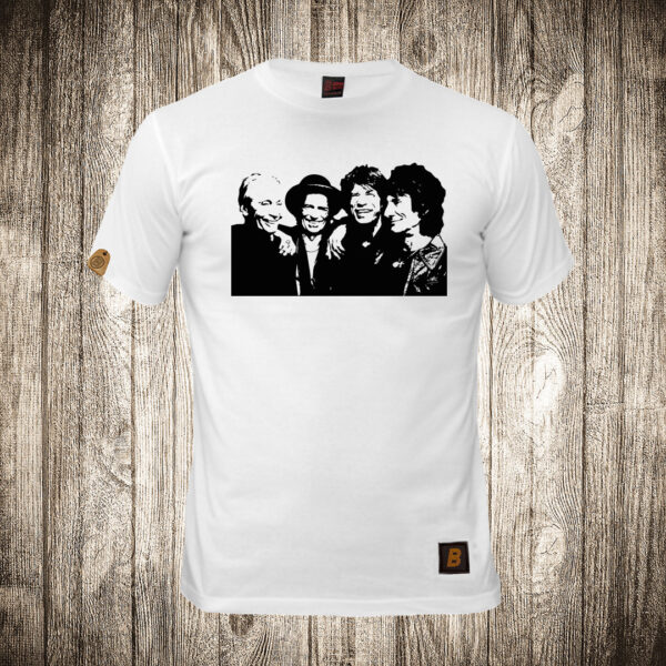 muska majica boja bela slika rolling stones 2