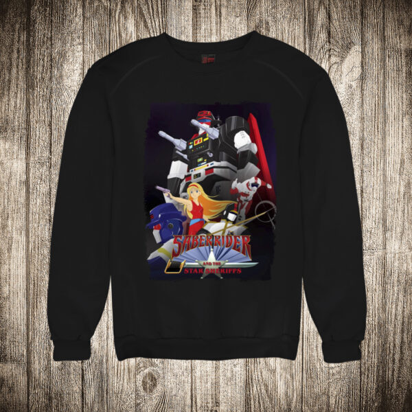 duks bez kapuljace boja crna slika saber rider