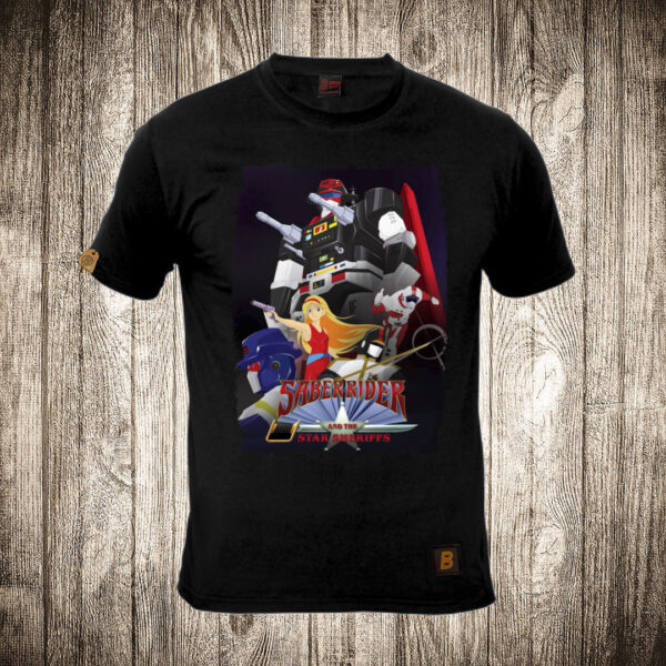 muska majica boja crna slika saber rider