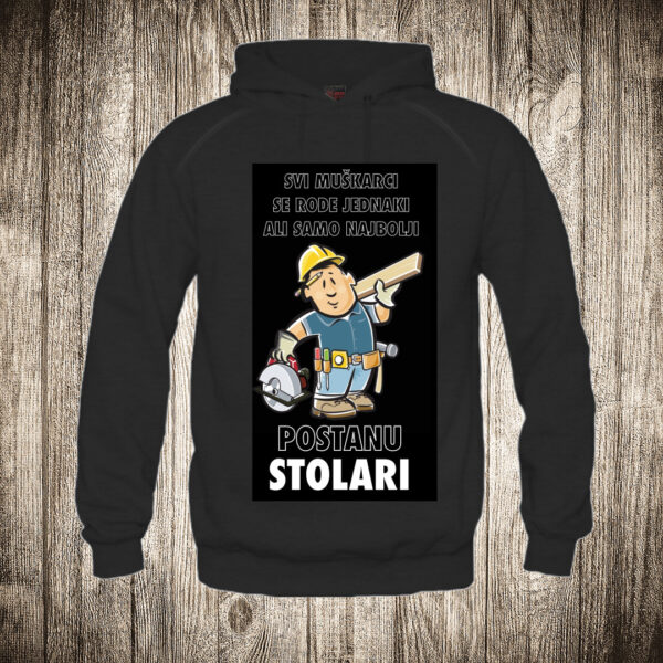 duks sa kapuljacom boja crna slika samo najbolji postanu stolari