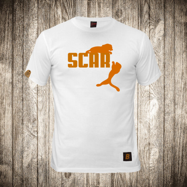 decija majica boja bela slika scar lion king kralj lavova