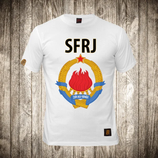 muska majica boja bela slika sfrj