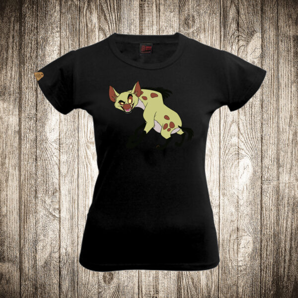 zenska majica boja crna slika shenzi hijena lion king kralj lavova