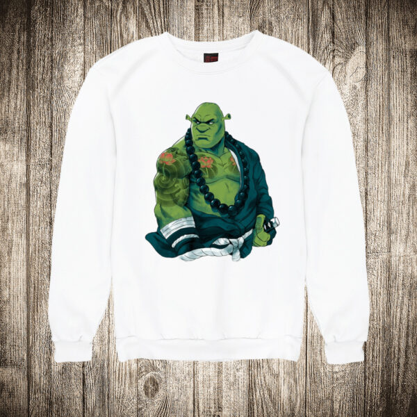 duks bez kapuljace boja bela slika shrek srek samuraj