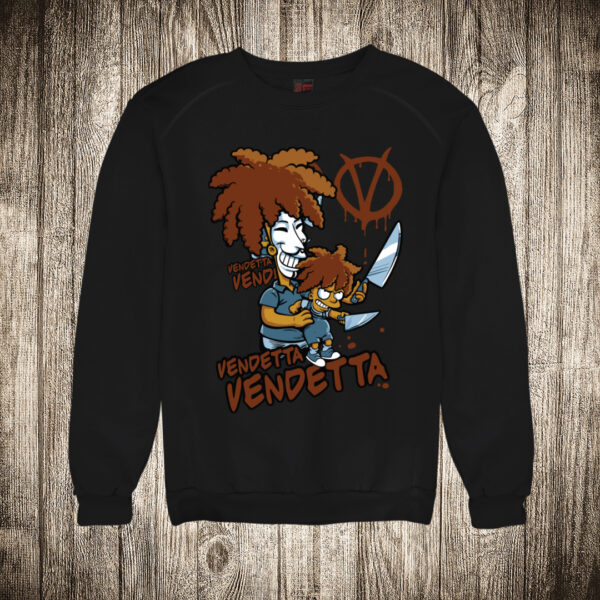 duks bez kapuljace boja crna slika sideshow bob simpsonovi v for vendetta