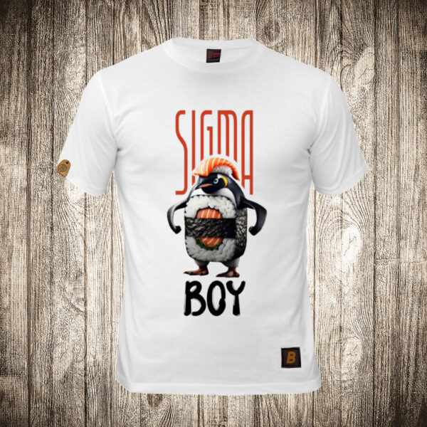 muska majica boja bela slika sigma boy meme 1