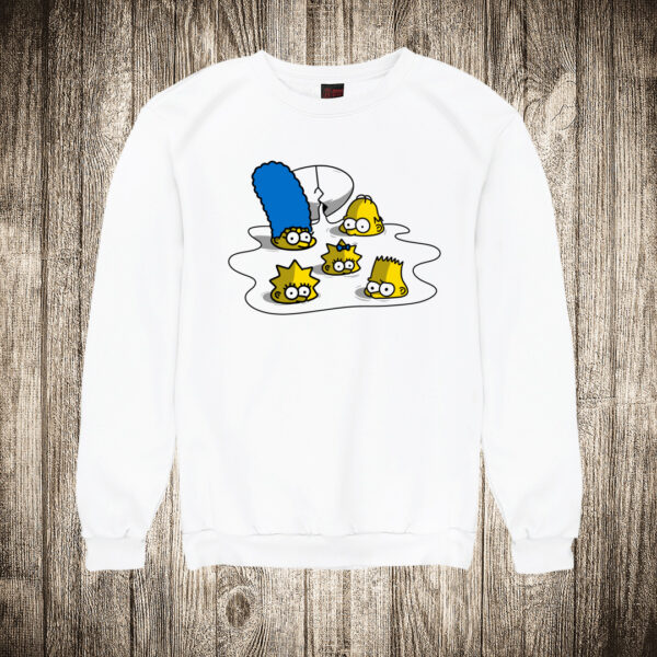 duks bez kapuljace boja bela slika simpsonovi jaje zumanci