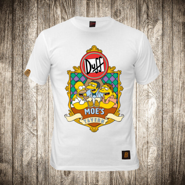 muska majica boja bela slika simsonovi duff