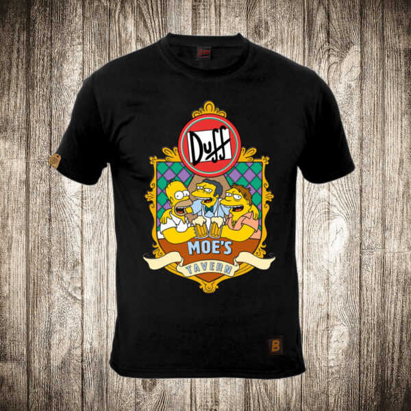 muska majica boja crna slika simsonovi duff