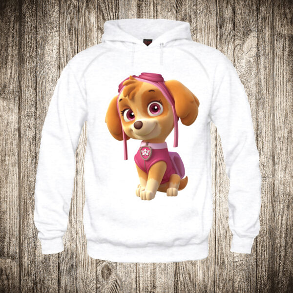 duks sa kapuljacom boja bela slika skye paw patrol pseca patrola