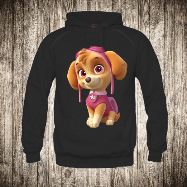 duks sa kapuljacom boja crna slika skye paw patrol pseca patrola