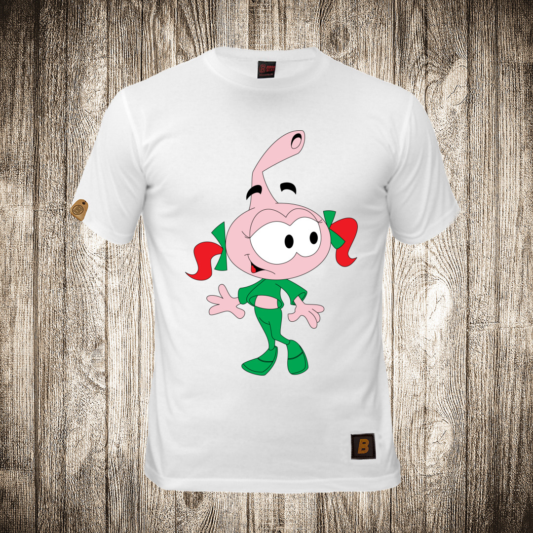 Muška majica bele boje sa motivom Snorki Kity muska majica boja bela slika snorki kity