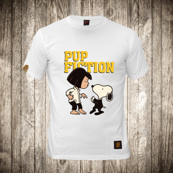 muska majica boja bela slika snupi pup fiction petparacke price