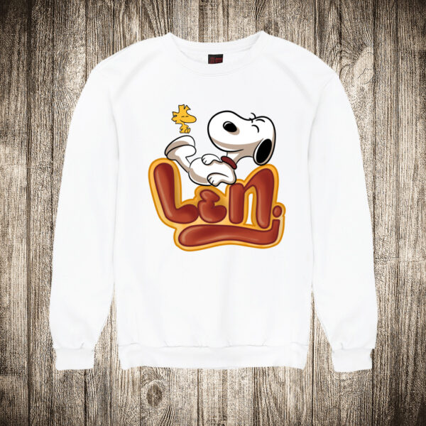 duks bez kapuljace boja bela slika snupi snoopy lenj