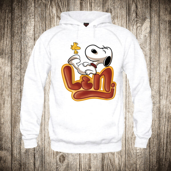 duks sa kapuljacom boja bela slika snupi snoopy lenj