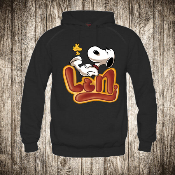 duks sa kapuljacom boja crna slika snupi snoopy lenj