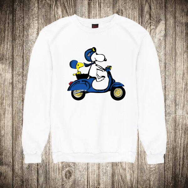 duks bez kapuljace boja bela slika snupi vespa