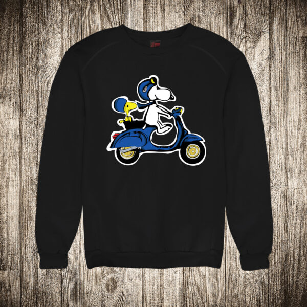 duks bez kapuljace boja crna slika snupi vespa