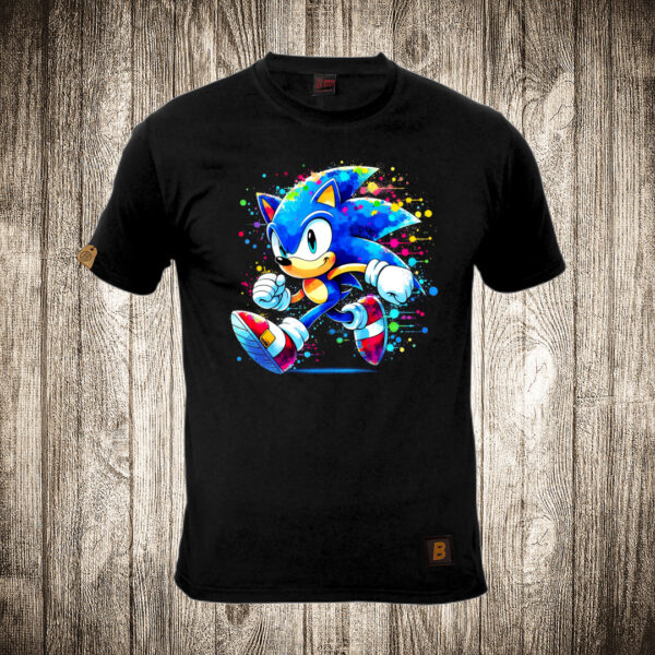 muska majica boja crna slika sonic 3