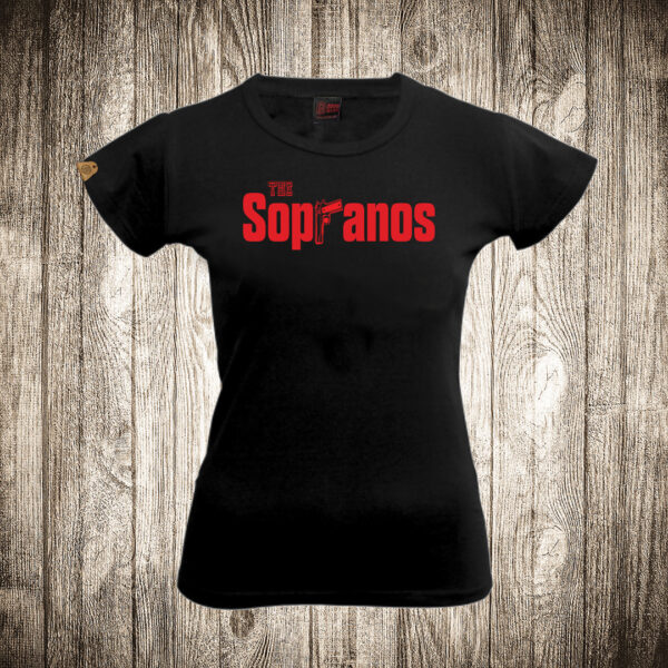 zenska majica boja crna slika soprano 6 logo