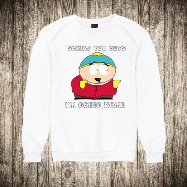 duks bez kapuljace boja bela slika south park screw you guys