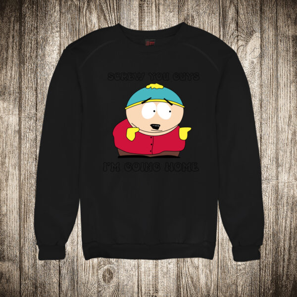 duks bez kapuljace boja crna slika south park screw you guys