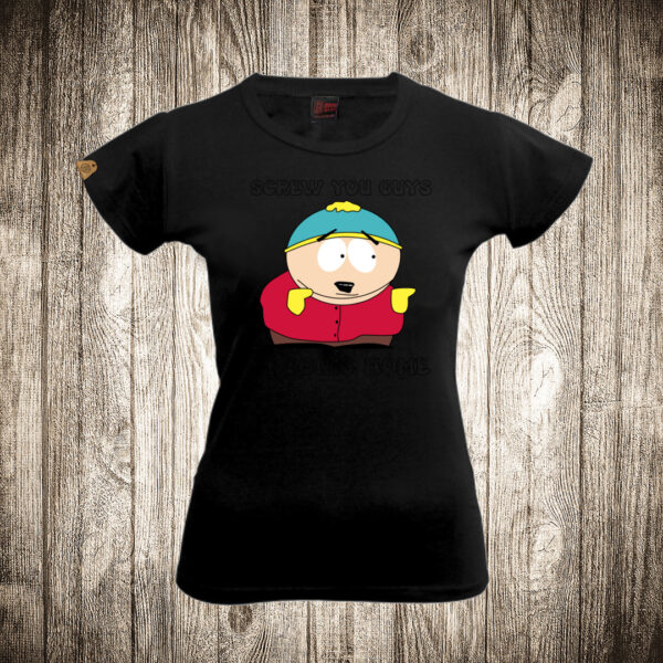 zenska majica boja crna slika south park screw you guys