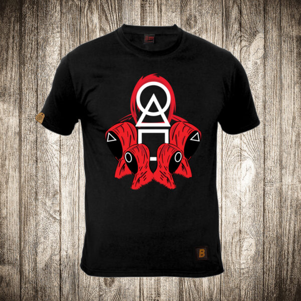 muska majica boja crna slika squid game 7