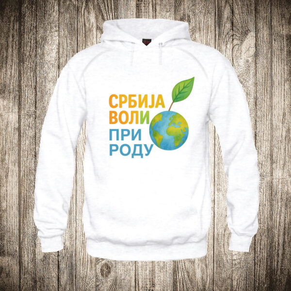 duks sa kapuljacom boja bela slika srbija voli prirodu