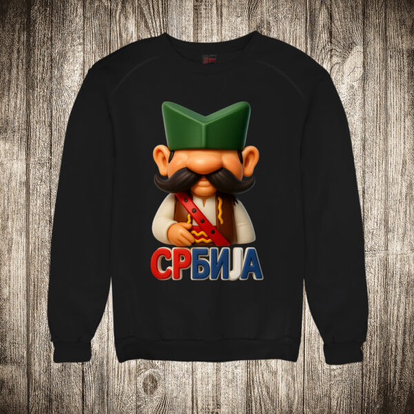 duks bez kapuljace boja crna slika srbin sajkaca srbija