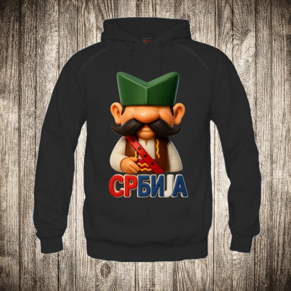 duks sa kapuljacom boja crna slika srbin sajkaca srbija