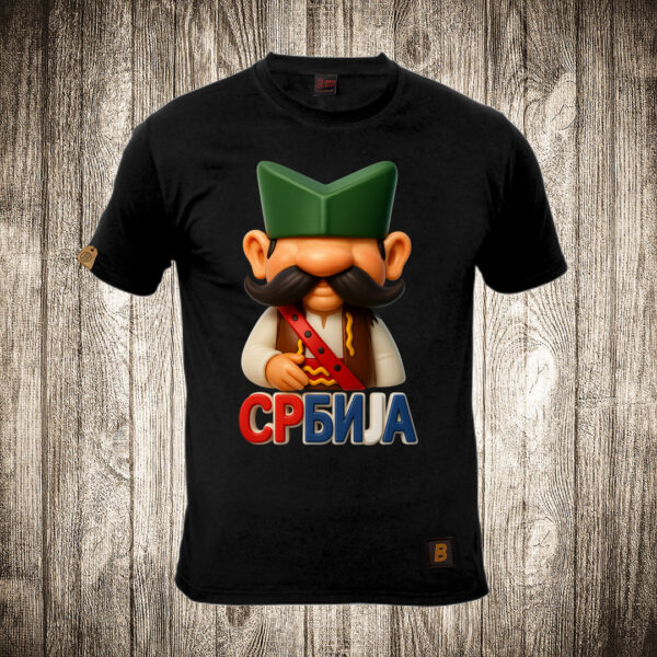 muska majica boja crna slika srbin sajkaca srbija
