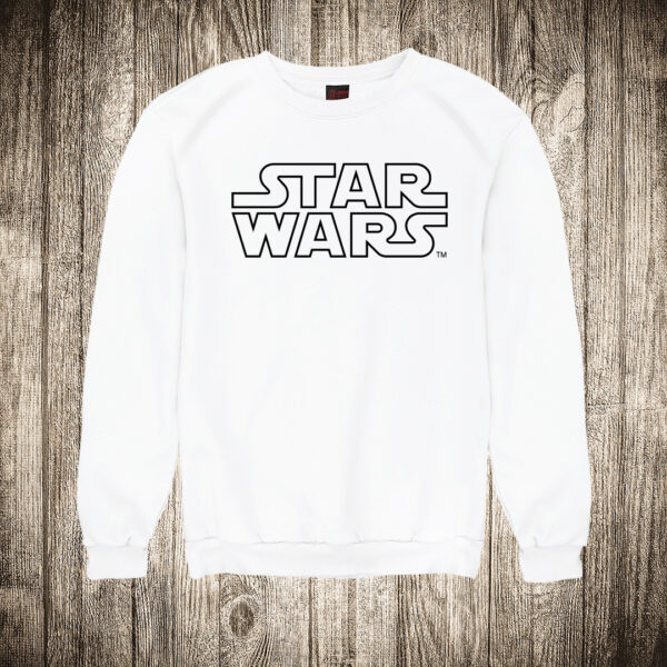 duks bez kapuljace boja bela slika star wars natpis ratovi zvezda