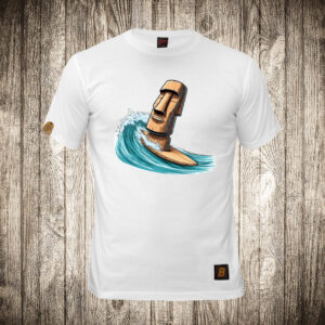 Statua uskršnjeg ostrva Surfuje - Talas, more, leto