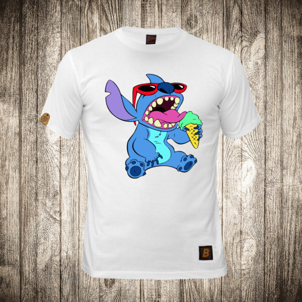 muska majica boja bela slika stic stitch sladoled